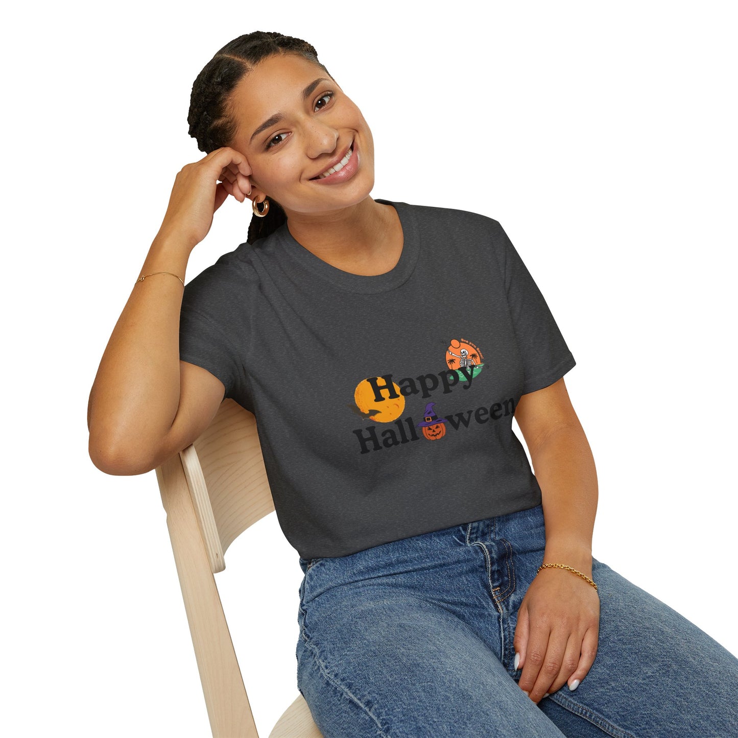 Halloween Happy Unisex Softstyle T-Shirt