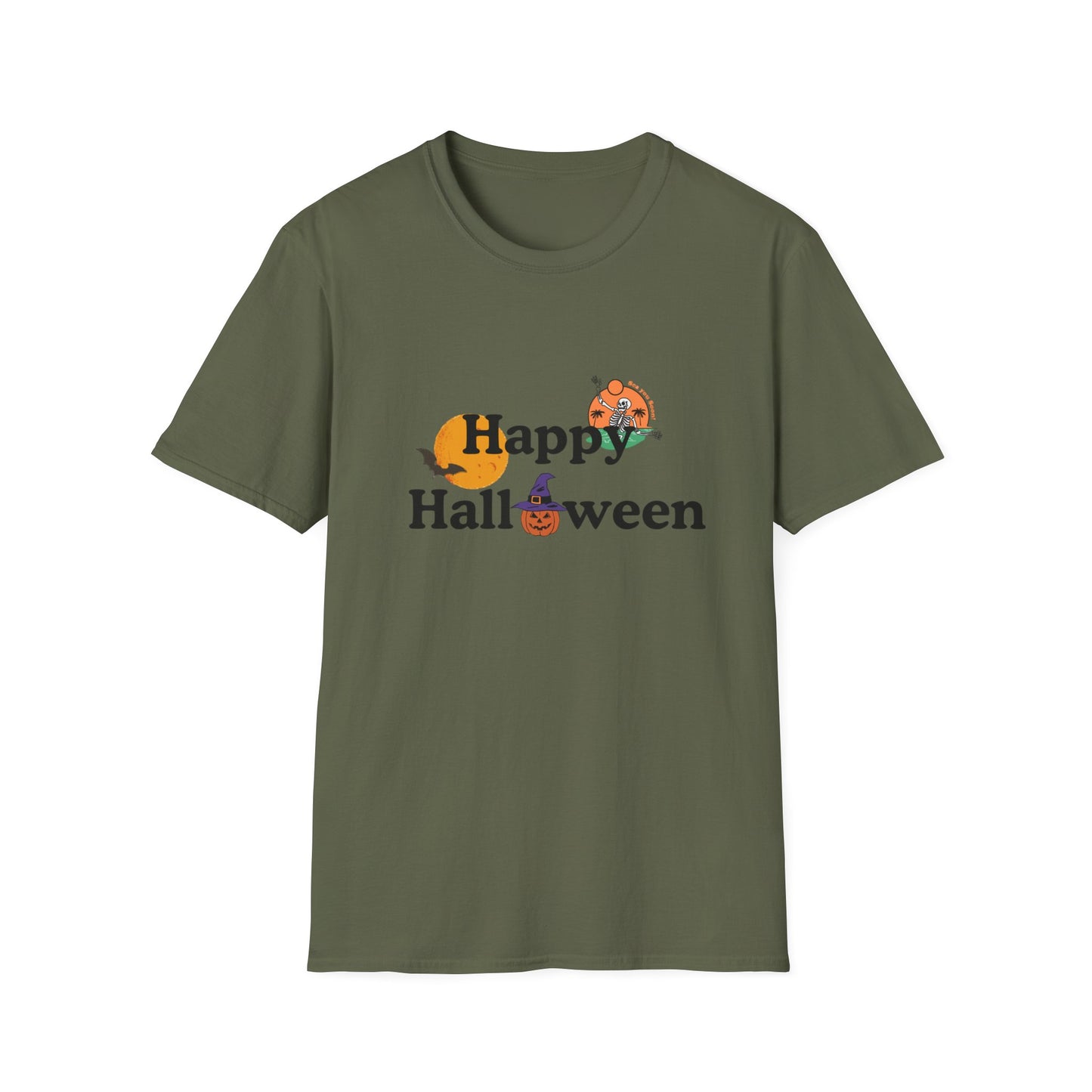 Halloween Happy Unisex Softstyle T-Shirt