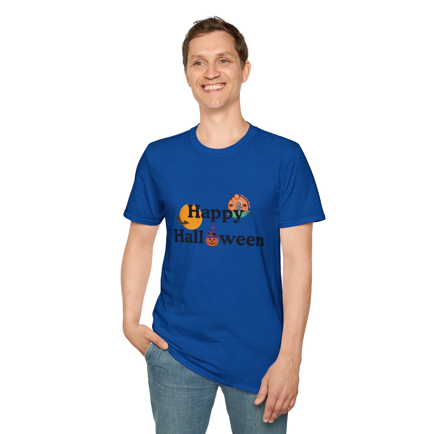 Halloween Happy Unisex Softstyle T-Shirt