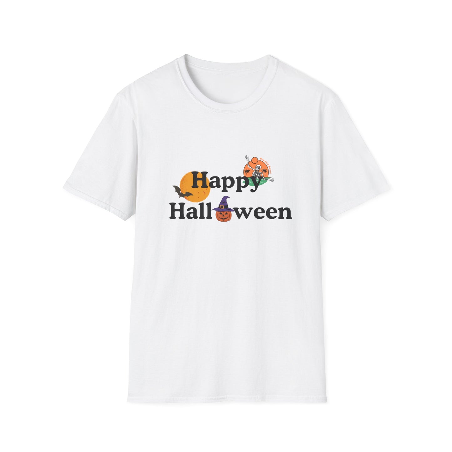 Halloween Happy Unisex Softstyle T-Shirt