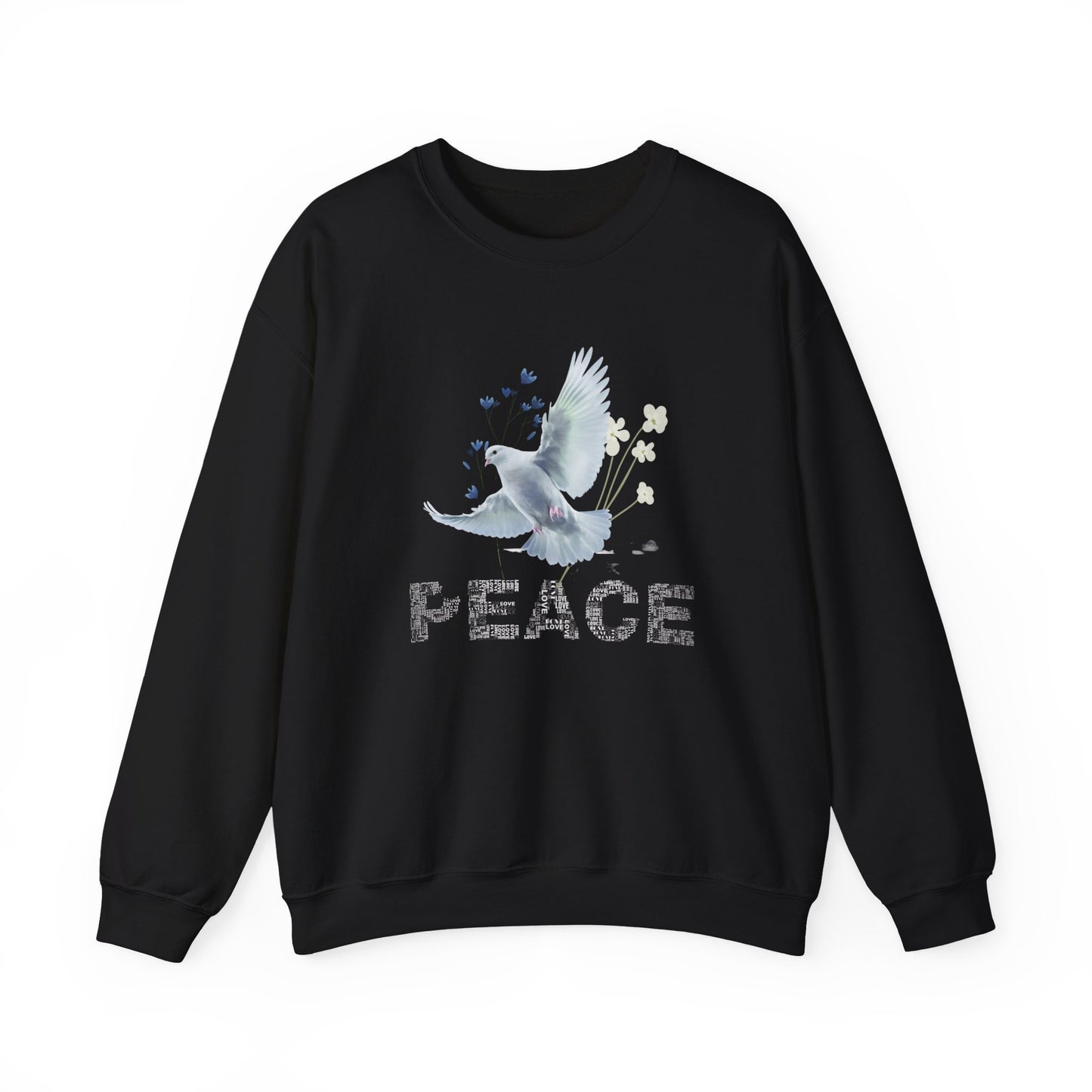 Peaceful Dove Crewneck Sweatshirt for Comfort and Harmony