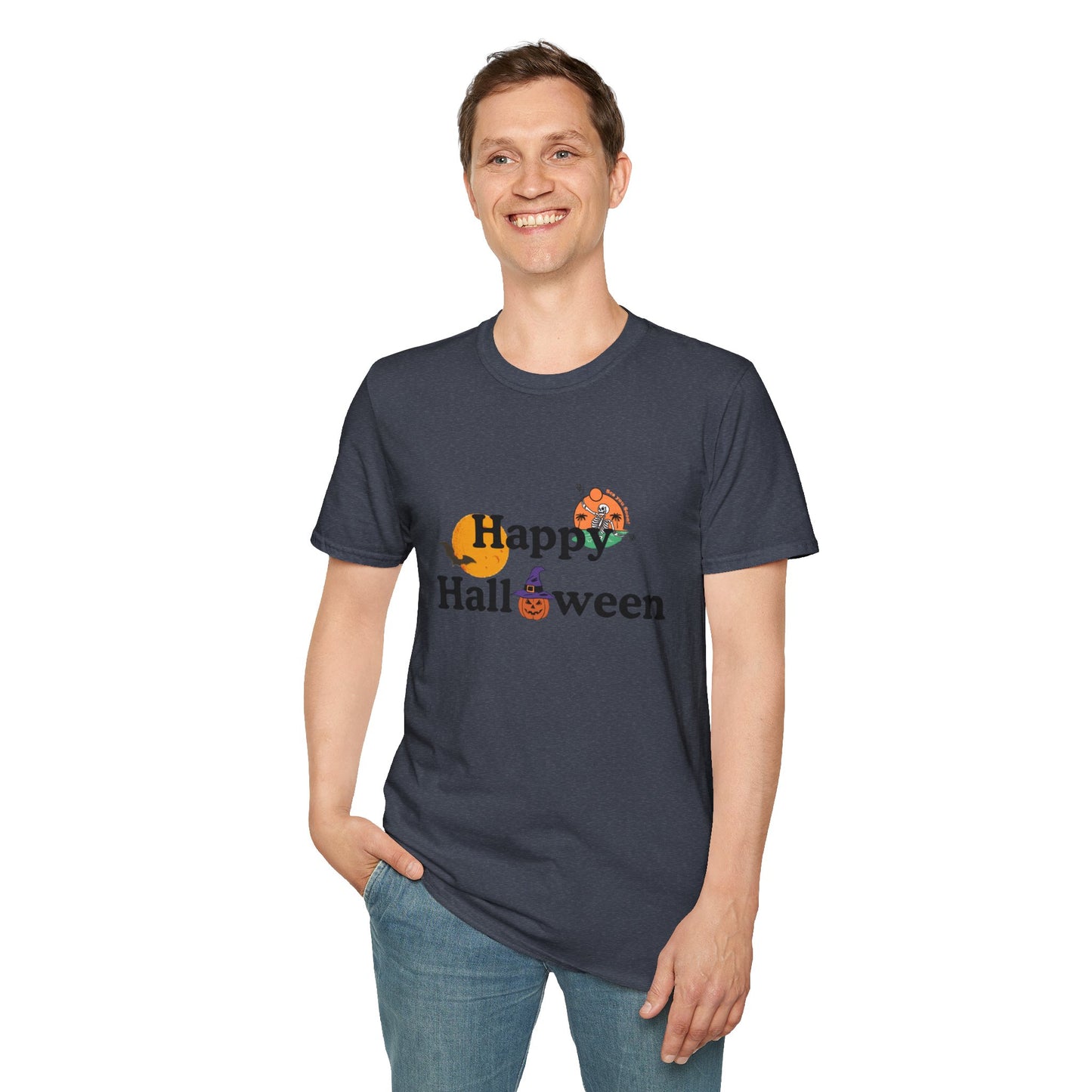 Halloween Happy Unisex Softstyle T-Shirt