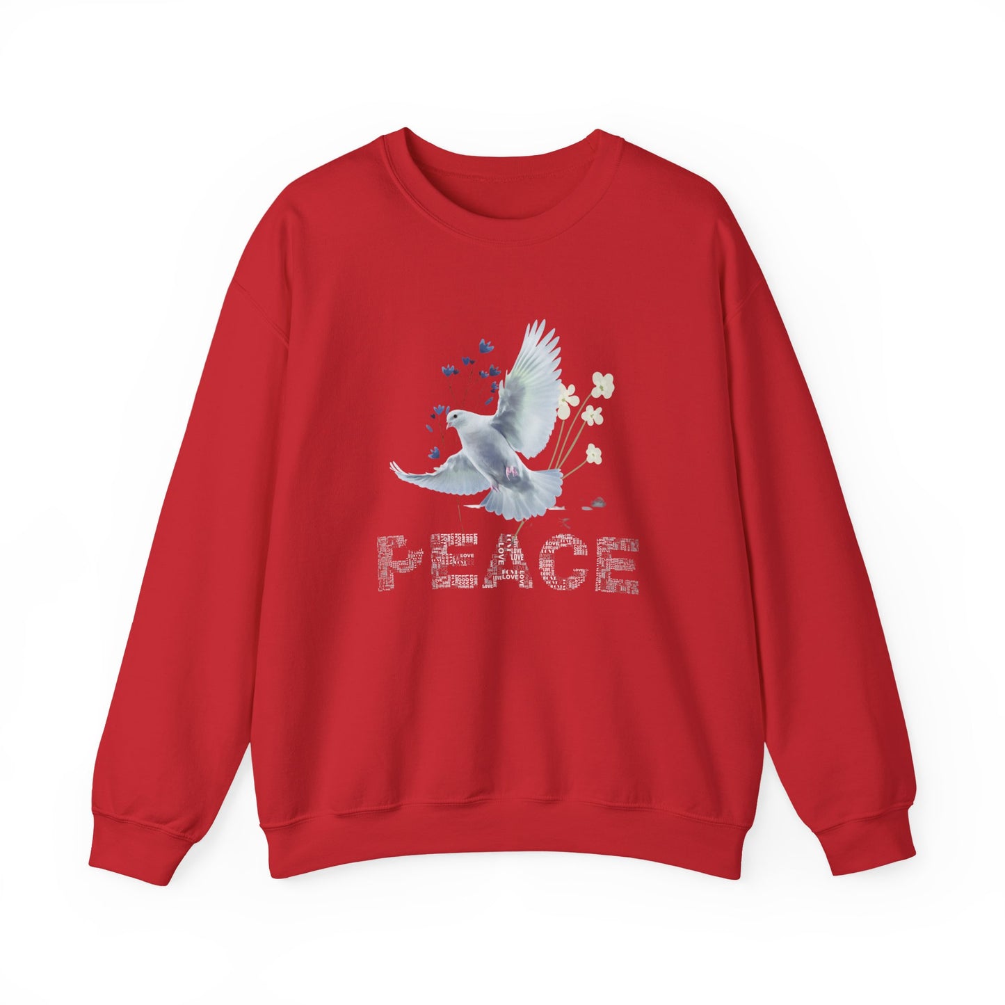 Peaceful Dove Crewneck Sweatshirt for Comfort and Harmony